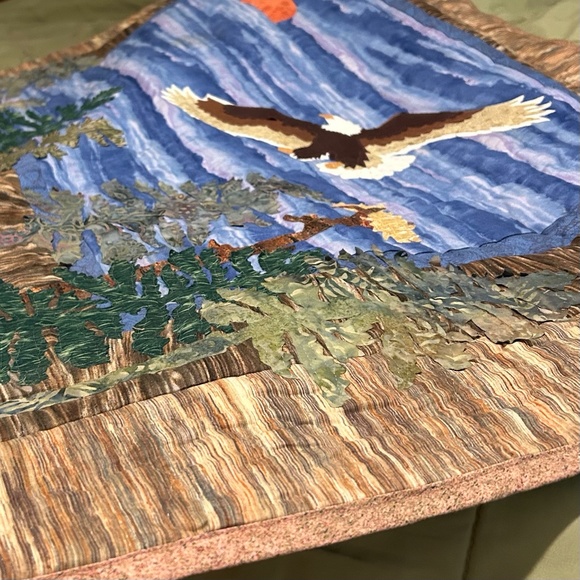 Eagle in Flight Quilted Wall Hanging - Picture 8 of 8
